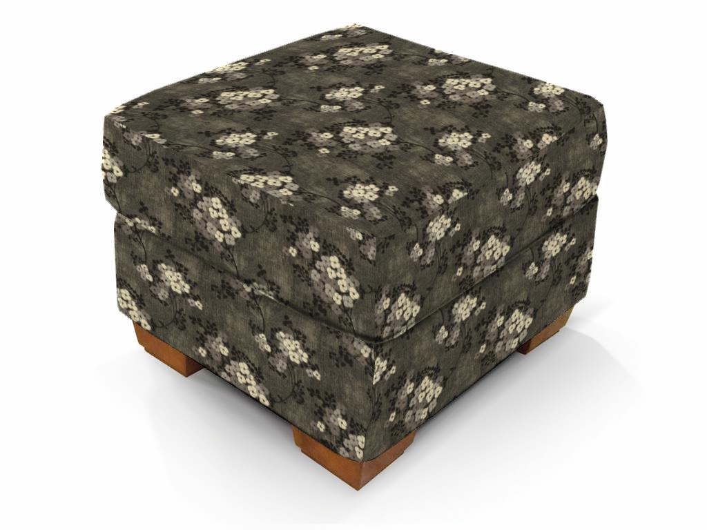 boronia charcoal bryce ottoman